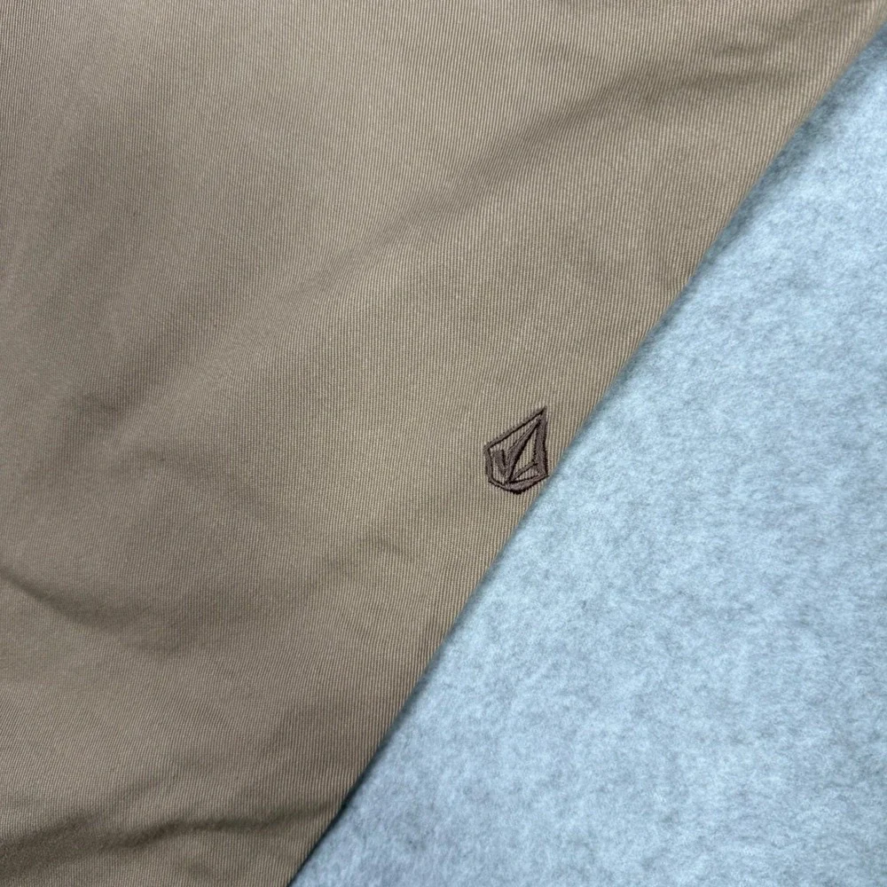 Volcom Frickin Modern Stretch Chino Pants Mens 31x32 Khaki Tan Straight Leg